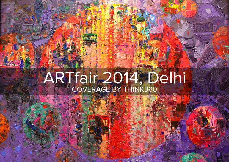 Think 360 Studio at ART fair 2014 Delhi, India