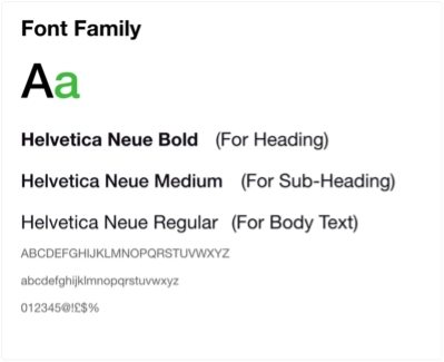 Envi app - Typography