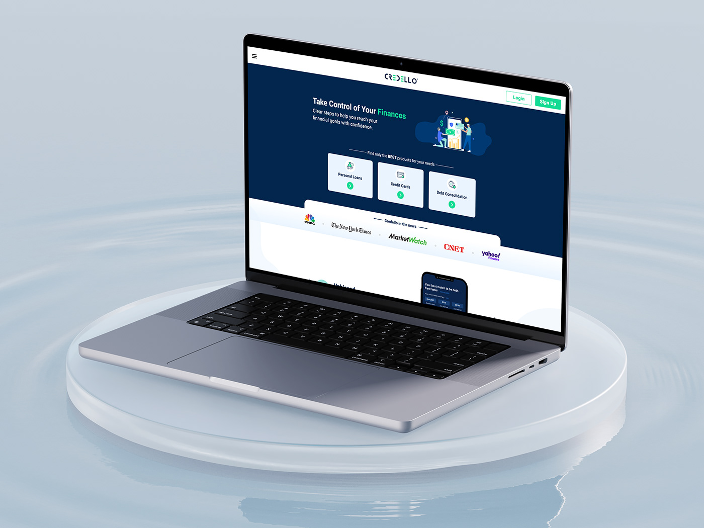 Fintech App UI/UX Feature Image