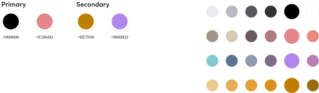 OLREADY Color Palette