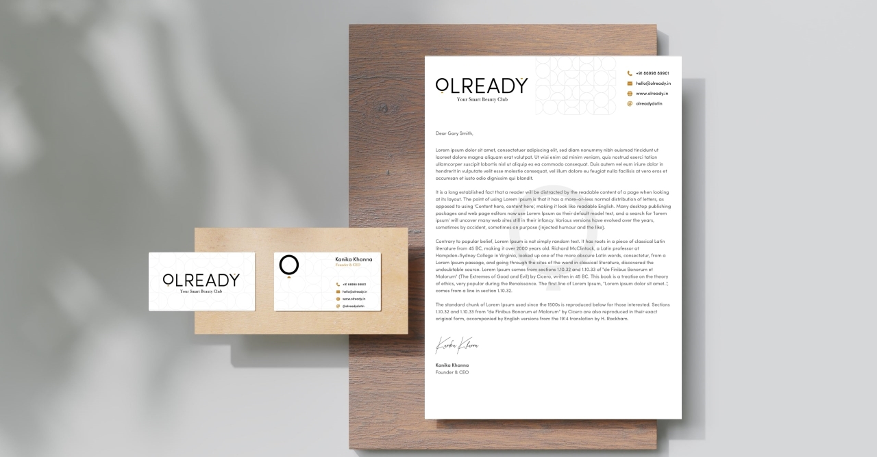 olready stationary