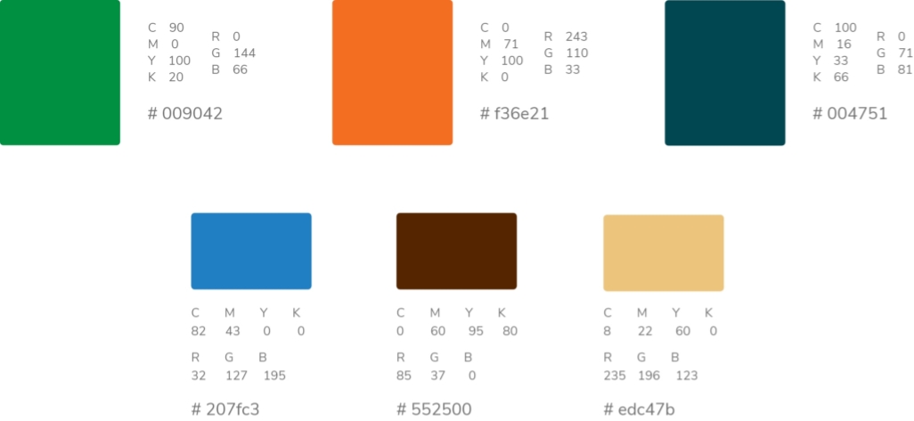 TradersMart Color Palette